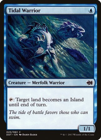 Tidal Warrior [Duel Decks: Merfolk vs. Goblins] | Good Games Cannington