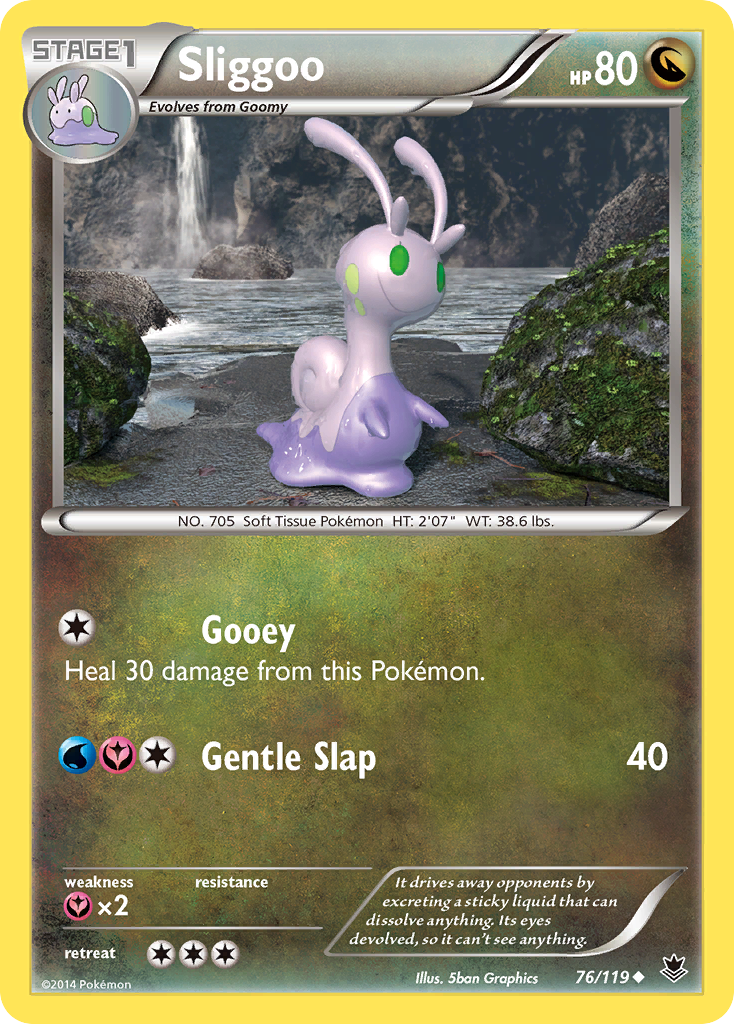 Sliggoo (76/119) [XY: Phantom Forces] | Good Games Cannington