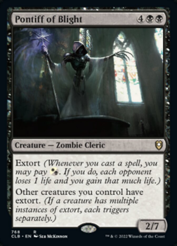 Pontiff of Blight [Commander Legends: Battle for Baldur's Gate] | Good Games Cannington