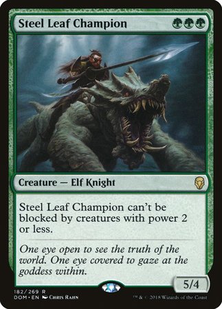 Steel Leaf Champion [Dominaria] | Good Games Cannington