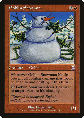 Goblin Snowman [Time Spiral Timeshifted] | Good Games Cannington
