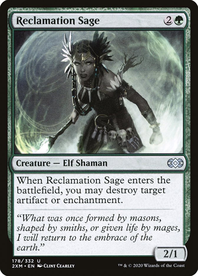 Reclamation Sage [Double Masters] | Good Games Cannington