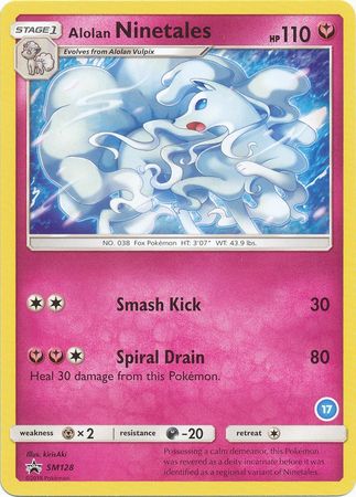 Alolan Ninetales (SM128) (Deck Exclusive #17) [Sun & Moon: Trainer Kit - Alolan Ninetales] | Good Games Cannington