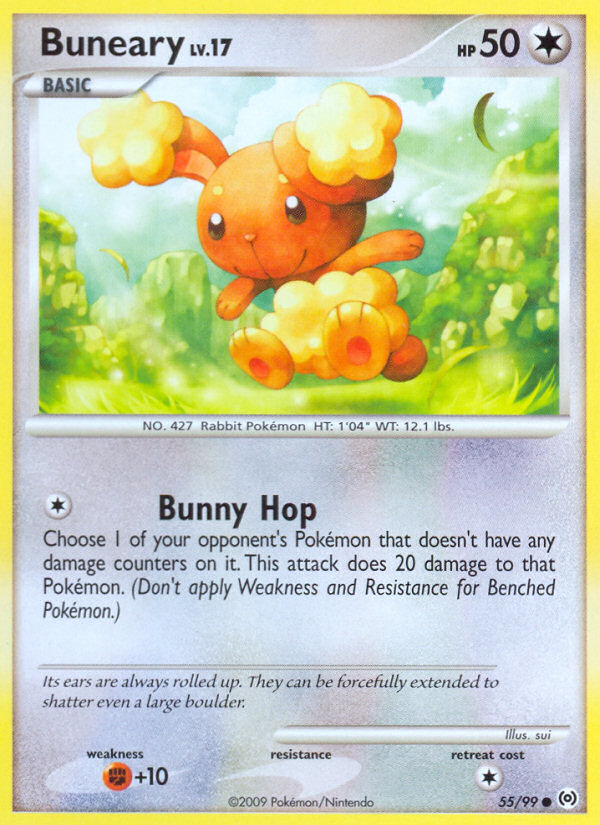 Buneary (55/99) [Platinum: Arceus] | Good Games Cannington