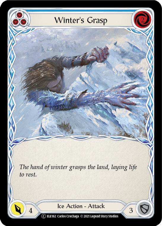 Winter's Grasp (Blue) [U-ELE162] Unlimited Normal | Good Games Cannington