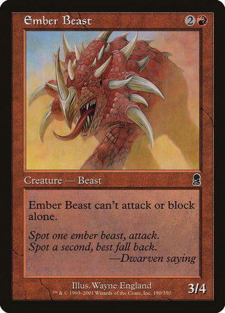 Ember Beast [Odyssey] | Good Games Cannington