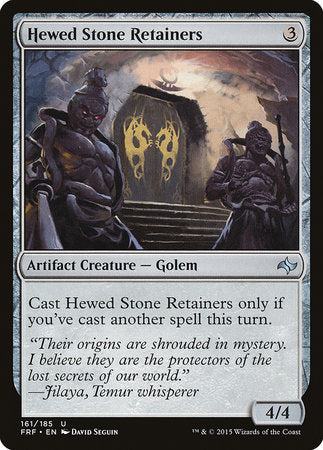 Hewed Stone Retainers [Fate Reforged] | Good Games Cannington