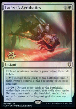 Lae'zel's Acrobatics [Commander Legends: Battle for Baldur's Gate Prerelease Promos] | Good Games Cannington