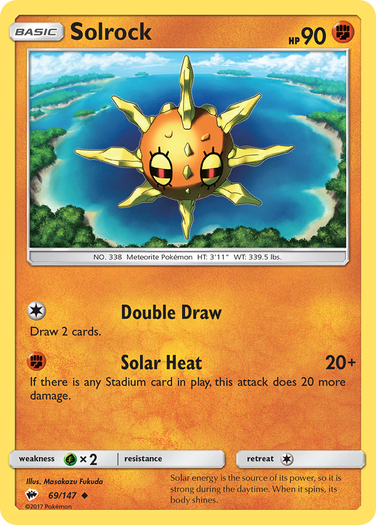 Solrock (69/147) [Sun & Moon: Burning Shadows] | Good Games Cannington