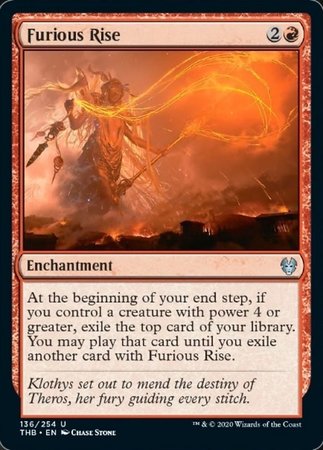 Furious Rise [Theros Beyond Death] | Good Games Cannington