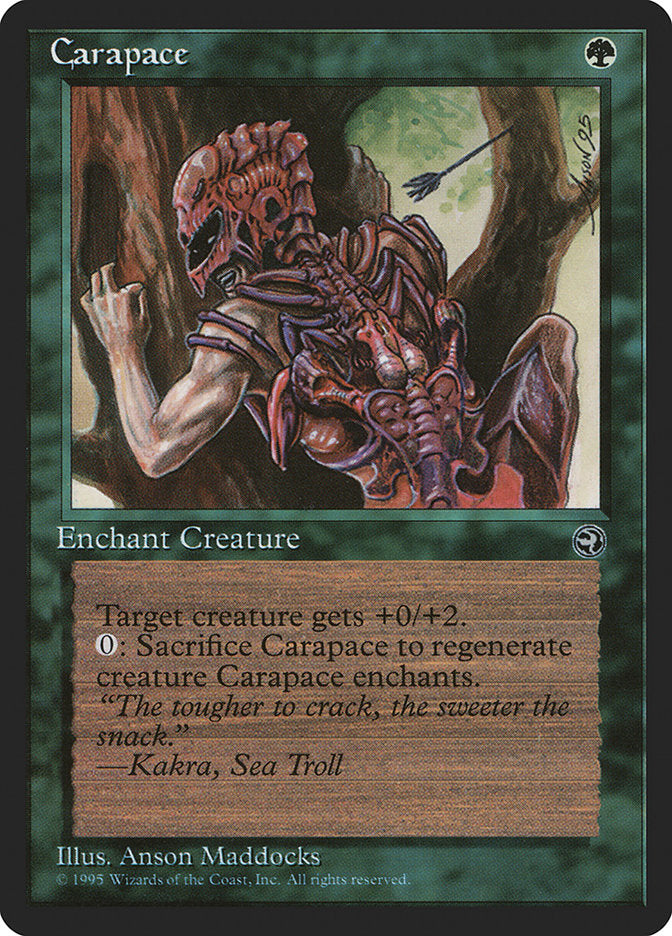 Carapace (Kakra Flavor Text) [Homelands] | Good Games Cannington