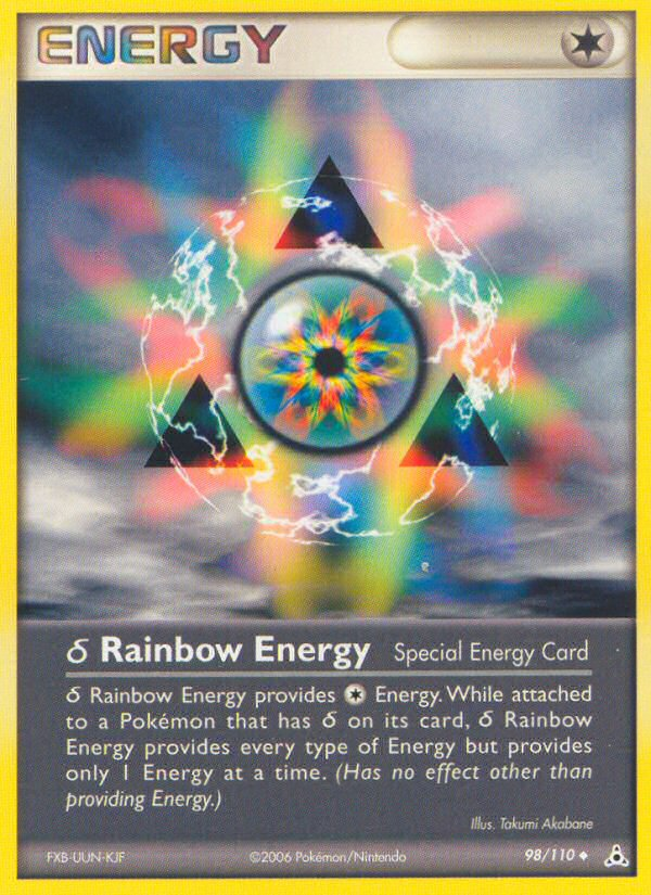 Rainbow Energy (98/110) (Delta Species) [EX: Holon Phantoms] | Good Games Cannington