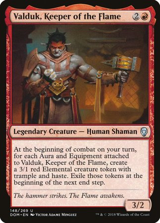 Valduk, Keeper of the Flame [Dominaria] | Good Games Cannington