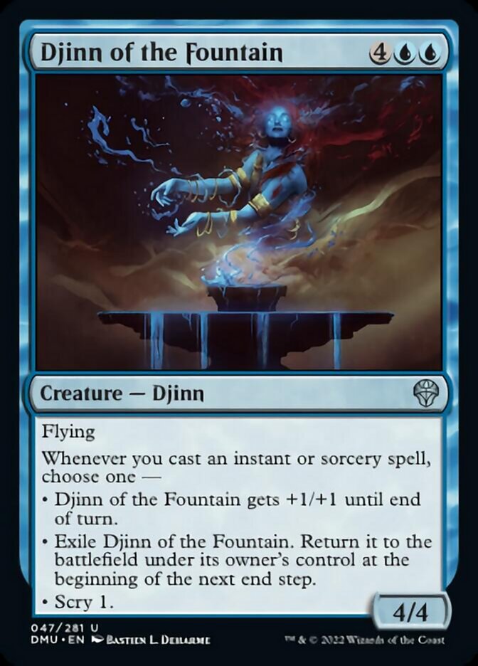 Djinn of the Fountain [Dominaria United] | Good Games Cannington