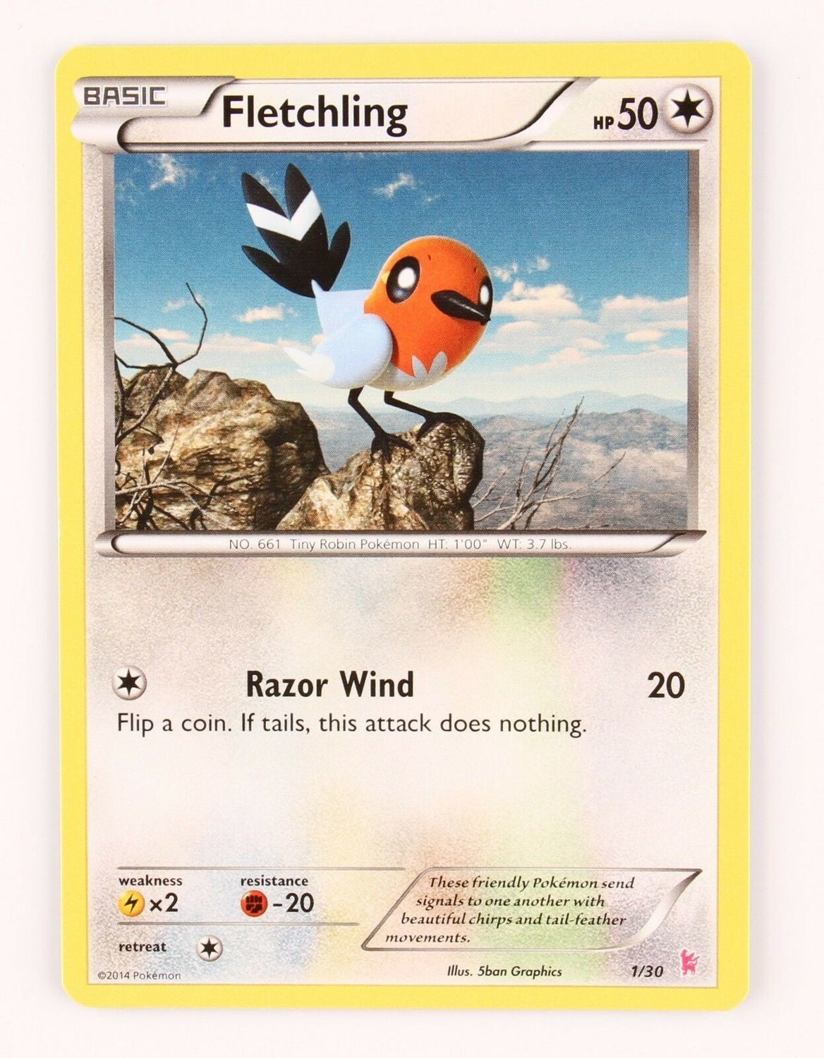 Fletchling (1/30) [XY: Trainer Kit - Sylveon] | Good Games Cannington