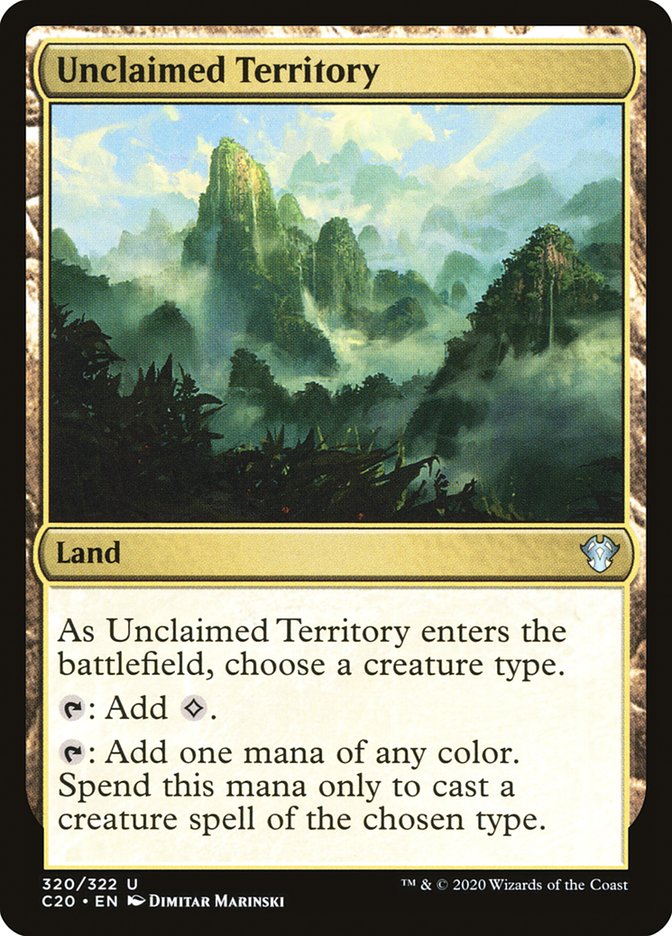 Unclaimed Territory [Commander 2020] | Good Games Cannington