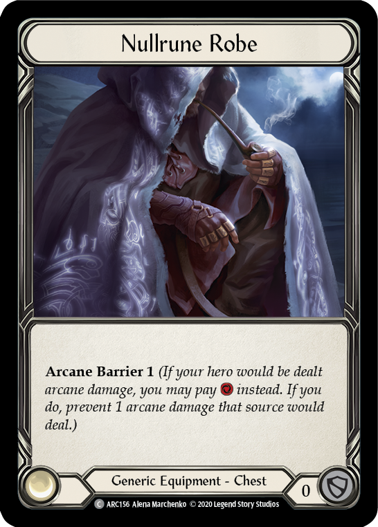Nullrune Robe [U-ARC156] Unlimited Rainbow Foil | Good Games Cannington