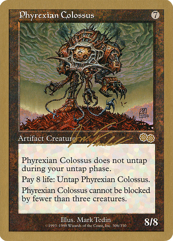 Phyrexian Colossus (Jon Finkel) [World Championship Decks 2000] | Good Games Cannington