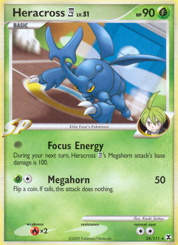 Heracross (24/111) [Platinum: Rising Rivals] | Good Games Cannington