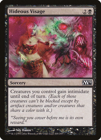 Hideous Visage [Magic 2012] | Good Games Cannington