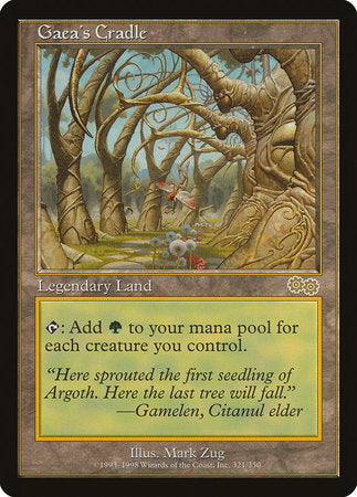 Gaea's Cradle [Urza's Saga] | Good Games Cannington