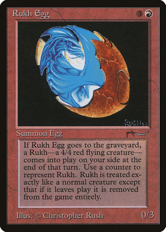 Rukh Egg (Dark Mana Cost) [Arabian Nights] | Good Games Cannington