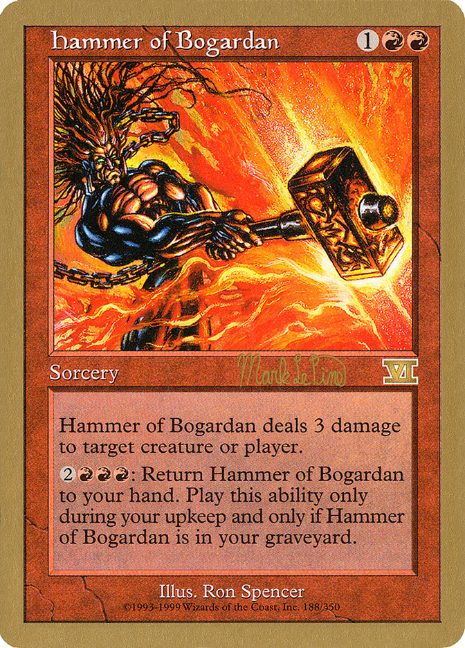 Hammer of Bogardan (Mark Le Pine) [World Championship Decks 1999] | Good Games Cannington