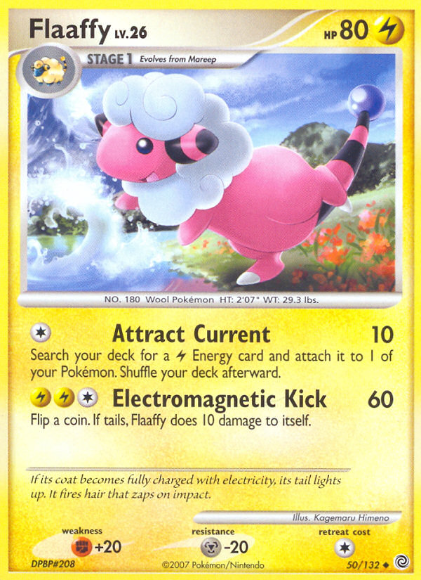 Flaaffy (50/132) [Diamond & Pearl: Secret Wonders] | Good Games Cannington