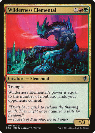 Wilderness Elemental [Commander 2016] | Good Games Cannington