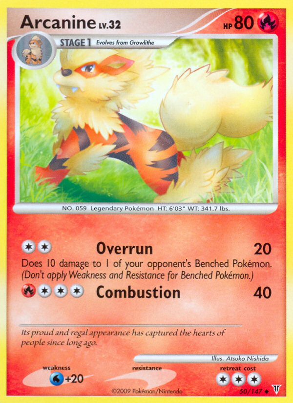 Arcanine (50/147) [Platinum: Supreme Victors] | Good Games Cannington