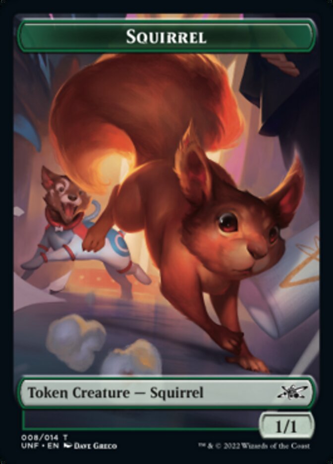 Squirrel Token [Unfinity Tokens] | Good Games Cannington