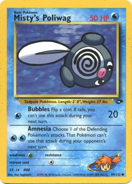 Misty's Poliwag (89/132) [Gym Challenge Unlimited] | Good Games Cannington