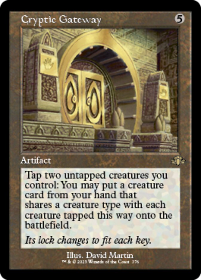 Cryptic Gateway (Retro) [Dominaria Remastered] | Good Games Cannington