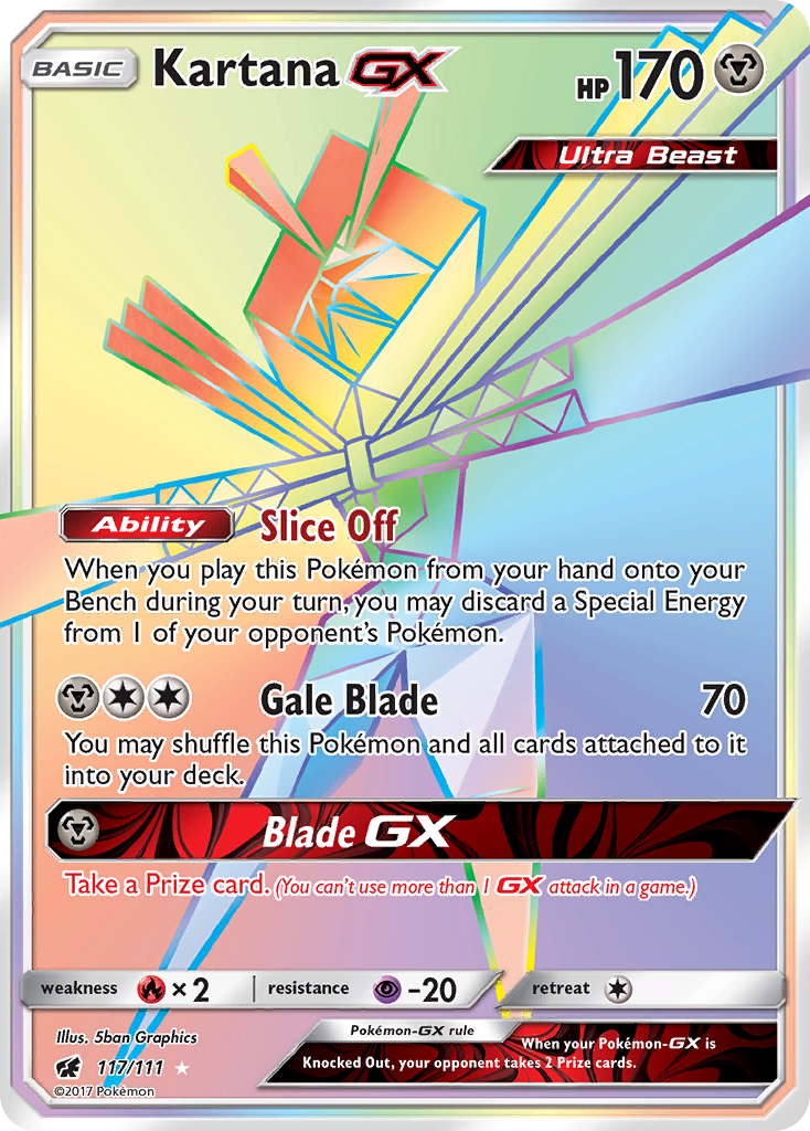 Kartana GX (117/111) [Sun & Moon: Crimson Invasion] | Good Games Cannington