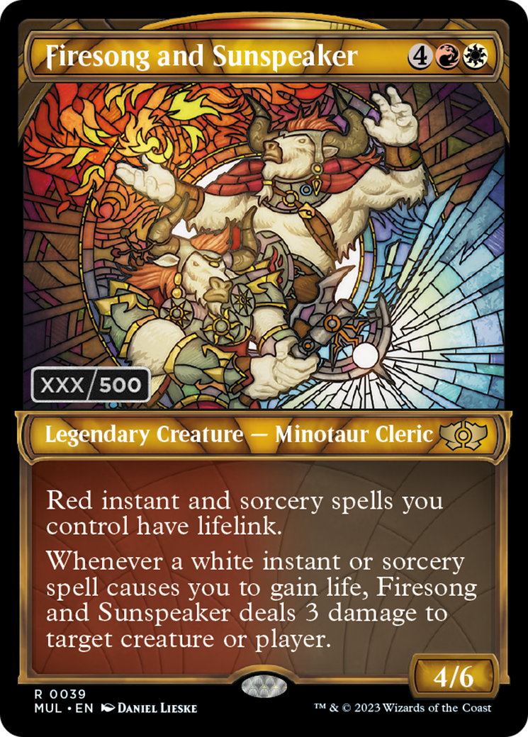 Firesong and Sunspeaker (Serialized) [Multiverse Legends] | Good Games Cannington