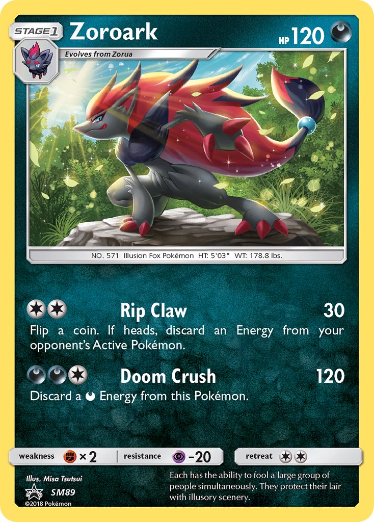 Zoroark (SM89) [Sun & Moon: Black Star Promos] | Good Games Cannington