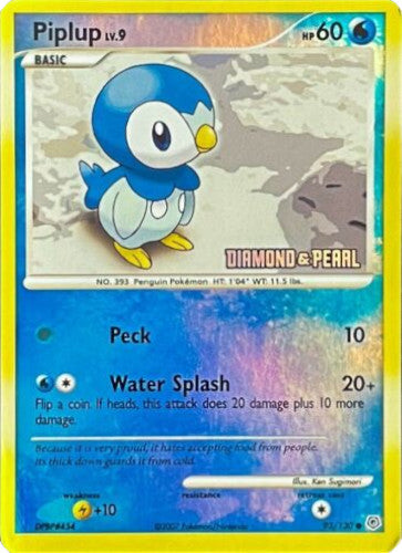 Piplup (93/130) (Diamond and Pearl) [Burger King Promos: 2008 Collection] | Good Games Cannington