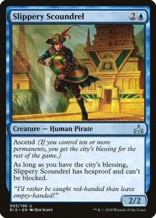 Slippery Scoundrel [Rivals of Ixalan] | Good Games Cannington
