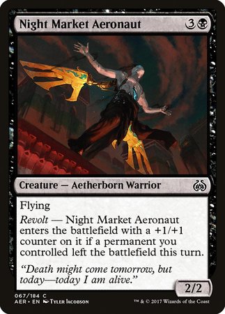 Night Market Aeronaut [Aether Revolt] | Good Games Cannington