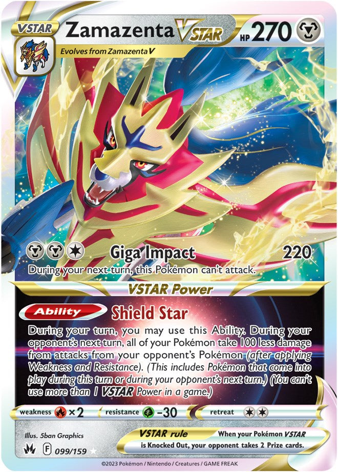 Zamazenta VSTAR (099/159) [Sword & Shield: Crown Zenith] | Good Games Cannington