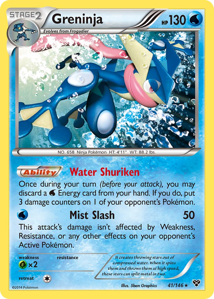Greninja (41/146) (Cosmos Holo) (Blister Exclusive) [XY: Base Set] | Good Games Cannington