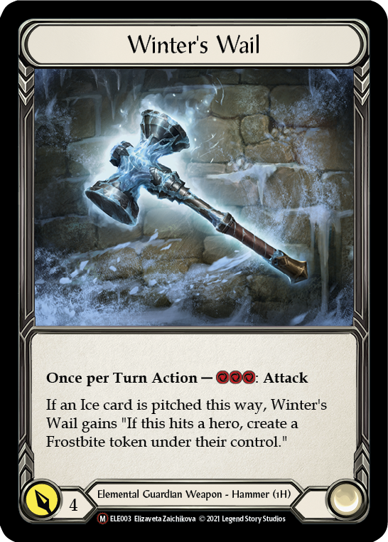 Winter's Wail [U-ELE003] Unlimited Rainbow Foil | Good Games Cannington
