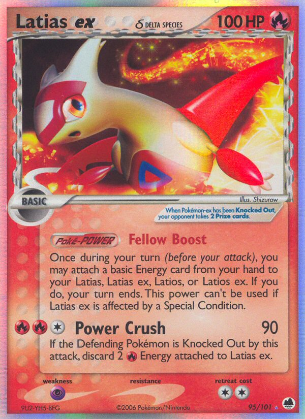 Latias ex (95/101) (Delta Species) [EX: Dragon Frontiers] | Good Games Cannington