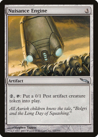 Nuisance Engine [Mirrodin] | Good Games Cannington