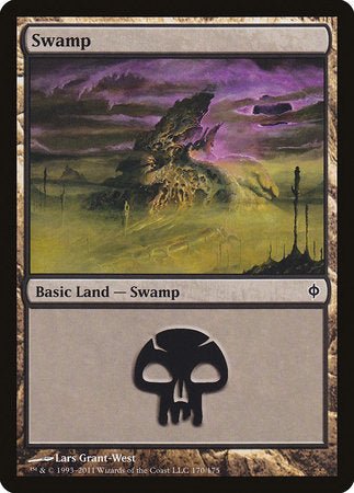 Swamp (170) [New Phyrexia] | Good Games Cannington