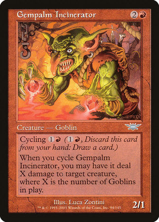Gempalm Incinerator [Legions] | Good Games Cannington