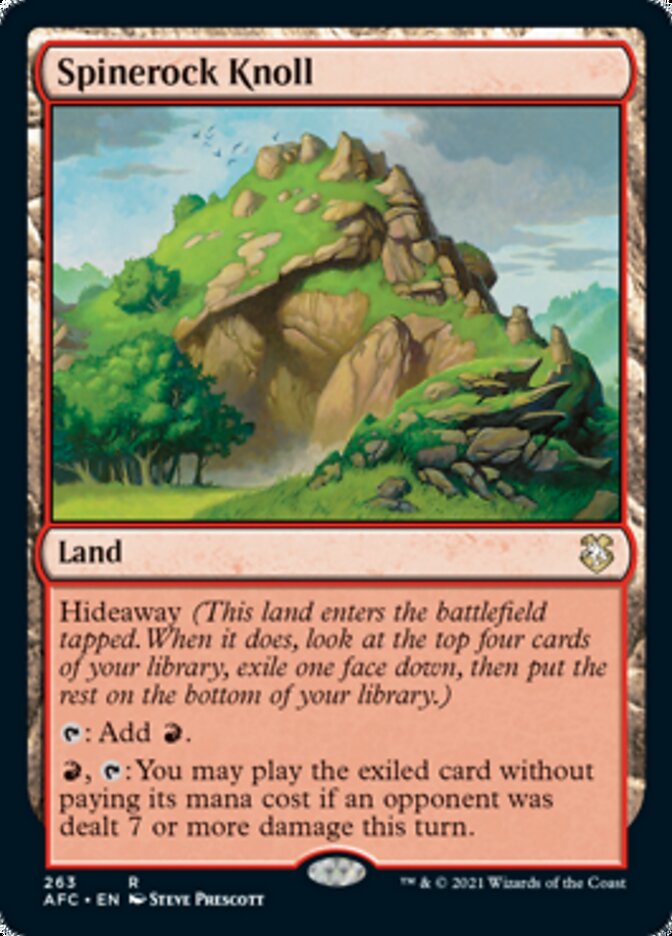Spinerock Knoll [Dungeons & Dragons: Adventures in the Forgotten Realms Commander] | Good Games Cannington