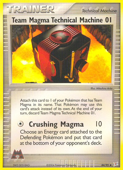 Team Magma Technical Machine 01 (84/95) [EX: Team Magma vs Team Aqua] | Good Games Cannington