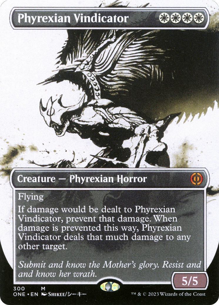 Phyrexian Vindicator (Borderless Ichor) [Phyrexia: All Will Be One] | Good Games Cannington
