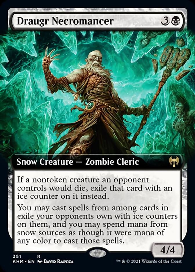 Draugr Necromancer (Extended Art) [Kaldheim] | Good Games Cannington